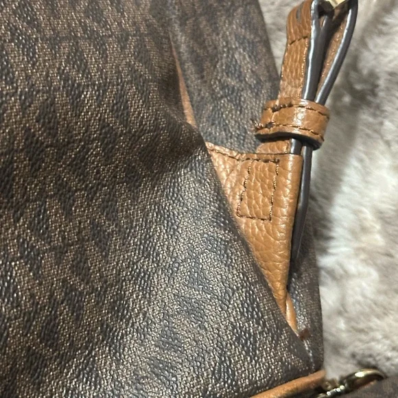 Michael Kors Dark Brown Backpack with Wallet